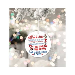 Dr. Seuss Teacher Ornaments 2020